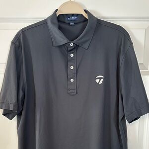 Peter Millar x TaylorMade BLK Polo Shirt